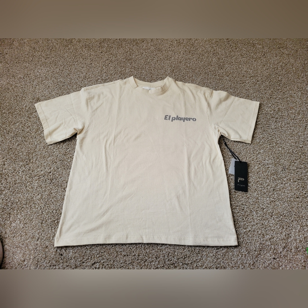 NWT Public Supply El Playero Dancing Man Graphic Colorful Shirt